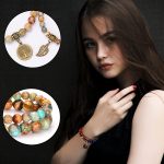 Bivei Natural Semi Precious Gemstone Beads Bracelet for Women - Tree of Life and Leaf Charm Energy Healing Reiki Crystal Stretch Bracelets - Image 3